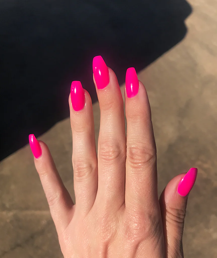 Hot Pink Nails