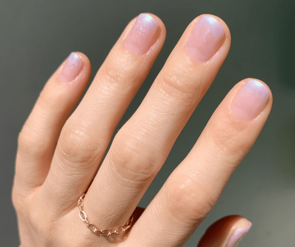 Pink Ombre Nails